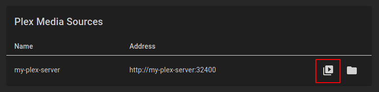 Plex Edit Libraries Icon
